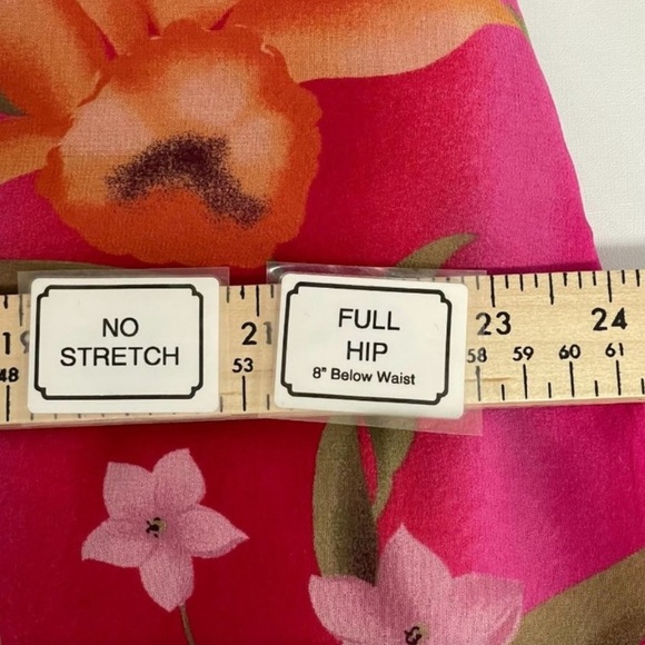 Silks by I.S.C. Silk Sleeveless V Neck Tropical Print Lined Maxi Dress Size XL - Picture 8 of 9